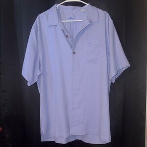 Tommy Bahama Lavender Silk camp Button Down Shirt